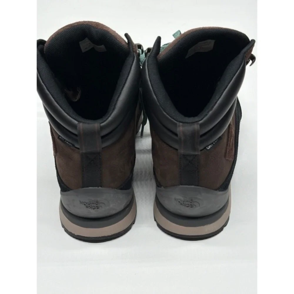 The North Face Mens Brown Leather Hiking Boots Waterproof size 12 NWT Gorpcore‎